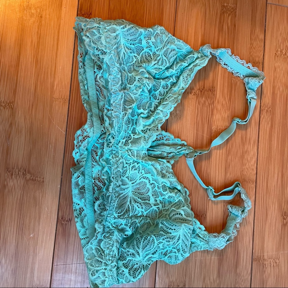 Target mint green bra bralette sz XL racer back